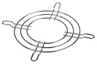 lz22n ebm-papst LZ22N Series Steel Finger Guard for 80mm Fans, 105.5mm Hole Spacing