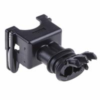 282189-1 TE Connectivity, Junior Power Timer Automotive Connector Socket Black Free Hanging 2 Way, Crimp Termination