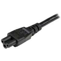 pxtnb3seu2m StarTech.com Right Angle CEE 7/7 Plug to Straight IEC C5 Socket Power Cord, 2m