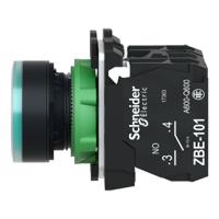 xb5aw3365 Schneider Electric XB5 Series Illuminated Push Button Complete Unit, 22mm Cutout, SPDT