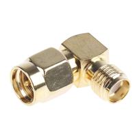 adp-smam-smaf90 RF Solutions Right Angle 50Ω RF Adapter SMA Plug to SMA Socket