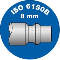isi-081102cp PREVOST Composite Body Female Safety Quick Connect Coupling, G 3/8 Female Threaded