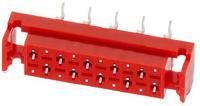 690367190672 Wurth Elektronik WR-MM Series Straight Through Hole Mount PCB Socket, 6-Contact, 1-Row, 2.54 Pitch, Press-In Termination