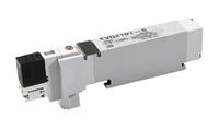 vq2201n-51-q SMC 5/2 Pneumatic Solenoid Valve - Solenoid/Solenoid VQ2000 Series 24V dc