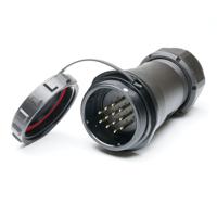 304-518 RS PRO Industrial Circular Connector, 12 Contacts, In-Line, SP29 Connector, Socket, Male, IP68, SP2911C Series