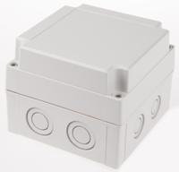 pcm-125100-g-enclosure Fibox Grey Polycarbonate Enclosure, IP66, IP67, Grey Lid, 130 x 130 x 100mm