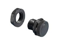 2459500 Rittal SZ Series RAL 9005 M12 Pressure Relief Vent, For Use With Enclosure
