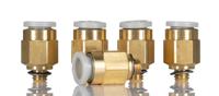kq2h06-m5a SMC KQ2 Series Straight Threaded Adaptor, M5 Male to Push In 6 mm, Threaded-to-Tube Connection Style
