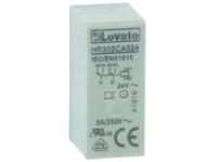 hr302ca024 Lovato DIN Rail Non-Latching Relay, 24V ac Coil, 8A Switching Current, DPDT