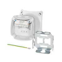 dk-0202-u HENSEL DK Series Grey Polypropylene Terminal Box, IP66, 5 Terminals, 62 x 93 x 93mm