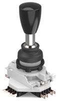 44-8004 EAO 4 Contacts-Axis Joystick Switch Lever, Momentary, IP65 250V ac
