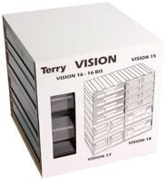 tv1000021 Terry 4 Drawer Storage Unit, Plastic, 208mm x 208mm x 222mm