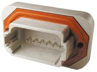 dt15-12p Deutsch, DT15 Automotive Connector Panel Mount, Through Hole 12 Way, Solder Termination DT15-12P