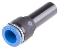 qs-12h-10 Festo QS Series Reducer Nipple, Push In 12 mm to Push In 10 mm, Tube-to-Tube Connection Style, 153044