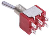 394-475 RS PRO Toggle Switch, Panel Mount, On-On, DPDT, Solder Terminal
