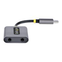 usbc-audio-splitter StarTech.com Audio Connector Adapter, Male USB-C to Female 3.5mm Audio Jack
