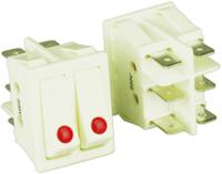 wrg32f7bwwkn ZF DPST, On-Off Rocker Switch Panel Mount