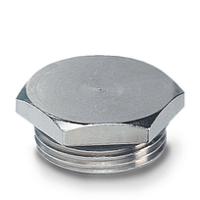 1645859 Phoenix Contact EU, M25, Nickel Plated Brass, 31.5mm Diameter, Threaded