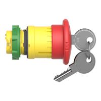 zb5as944 Schneider Electric XB5 Series, Red Push Button Head, Key Release, 22mm Cutout