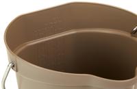 568866 6L Plastic Brown Bucket With Handle