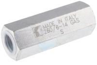 283-8295 RS PRO Steel Single Inline Mounting, Hydraulic Check Valve, G 1/4, 15L/min