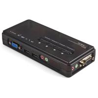 sv411kusb StarTech.com 4 Port USB VGA KVM Switch, 3.5 mm Stereo 2048 x 1536 Maximum Resolution
