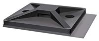 151-01559-mb4apt-i-pa66-bk HellermannTyton Self Adhesive Black Cable Tie Mount 28 mm x 28mm, 5.4mm Max. Cable Tie Width