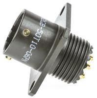 62gb-50t10-06pn Amphenol Limited, 62GB 6 Way Flange Mount MIL Spec Circular Connector Receptacle, Pin Contacts,Shell Size 10, Bayonet
