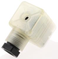 934424002-gdml-2016-led-120-vr-ye-black Hirschmann GDML 2P+E DIN 43650 A, Female Solenoid Valve Connector with Indicator Light, 120 V Voltage