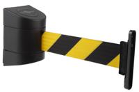 897g-33-d4-gmwc Tensator Black & Yellow Plastic Retractable Barrier, 4.6m, Yellow/Black Tape