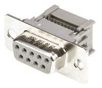 09661187500 HARTING 9 Way Cable Mount D-sub Connector Socket, 2.77mm Pitch