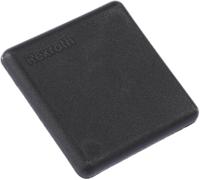 3842548747 Bosch Rexroth Black Polypropylene End Cap, 40 x 40 mm Strut Profile, 10mm Groove