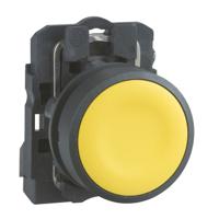 xb5aa55 Schneider Electric XB5 Series Push Button, 22mm Cutout, 600V, IP66, IP67, IP69