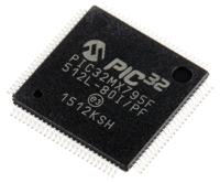 pic32mx795f512l-80ipf Microchip, 32 bit MIPS32 Microcontroller, 80 MHz, 512kB FLASH, 100-Pin TQFP