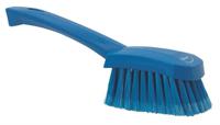 41944 Vikan Soft Bristle Red Scrubbing Brush, 270mm bristle length, Polyester, Polypropylene, Stainless Steel bristle material
