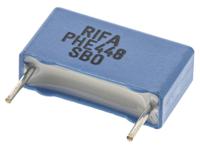 phe448sb3470jr06 KEMET PHE448 Polypropylene Film Capacitor, 2 kV dc, 700 V ac, ±5%, 470pF, Through Hole