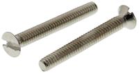 482-9120 RS PRO Slot M2 Countersunk Brass Machine Screws DIN 963 x 16.0mm