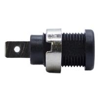 bu-31610-0 Mueller Electric Black Plug Banana Connectors, 4 mm Connector, Solder Lug Termination, 35A, 1kV, Nickel Plating