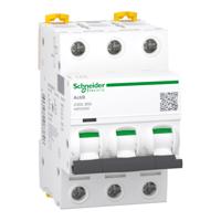 a9f93350 Schneider Electric Acti9 A9F MCB, 3P, 50A Curve B, 440V AC, 180V DC, 70 kA Breaking Capacity