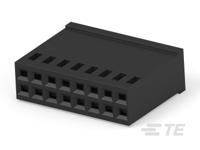 1-87456-1 TE Connectivity AMPMODU Series Straight PCB Header, 16 Contact(s), 2.54 mm Pitch, 2 Row