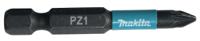 b-63747 Makita Hexagon Screwdriver Bit, PZ1 Tip, Pozidriv Drive, 50 mm Overall