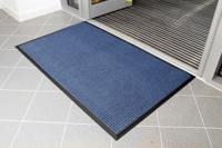 159-6178 RS PRO Superdry, Entrance Mat, Waffle, Indoor Use, Blue, 0.9m 1.5m 7mm