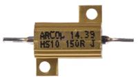 hs10-150r-j Arcol, 150Ω 10W Wire Wound Chassis Mount Resistor HS10 150R J ±5%