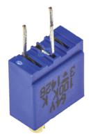 m64y104kb40 Vishay 64Y Series 19 (Electrical), 22 (Mechanical)-Turn Through Hole Trimmer Resistor with Pin Terminations, 100kΩ