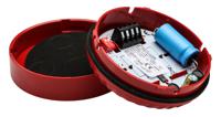 547026full-0816 Eaton Red Flashing Beacon, 9 → 60 V dc, Wall Mount, LED Bulb, IP33C