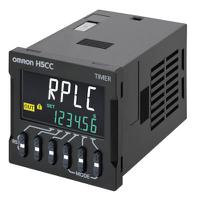 h5cc-l8d Omron H5CC Series Flush Mount Timer Relay, 12 → 48V, 0.001s → 999999h, 2-Function, SPDT