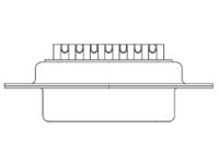 f50p0g2-1731090082 FCT from Molex 173109 50 Way Panel Mount D-sub Connector Plug, 2.84mm Pitch