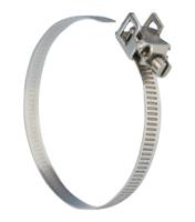 fls050ss Jubilee Stainless Steel Slotted Screw Quick Release Strap, 7mm Band Width, 35 → 50mm ID
