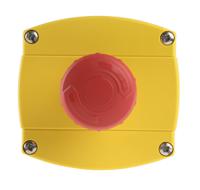 800f-1ym3 Allen Bradley 800F Series Twist Release Emergency Stop Push Button, Panel Mount, 2NC, IP69K