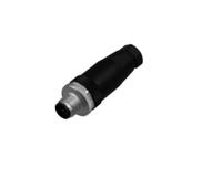 v1s-g-bk Pepperl + Fuchs Circular Connector, 4 Contacts, Cable, M12 Connector, Plug, Male, IP67, V1S-G-BK Series
